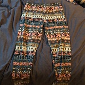 Aztec leggings